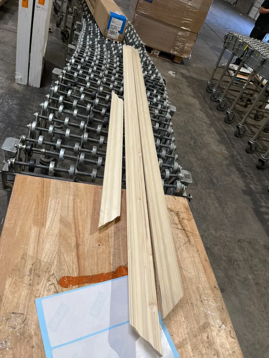 1.875 in. D x 2.5 in. W x 82 in. L Unfinished Aspen Wood Casing Kit - image 3