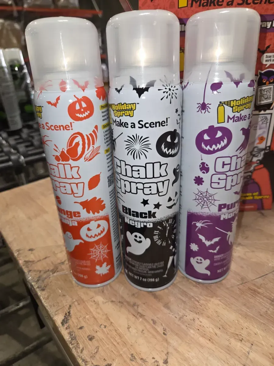 *** PACK OF 2***Halloween Chalk Spray Kit Window Decor - image 2