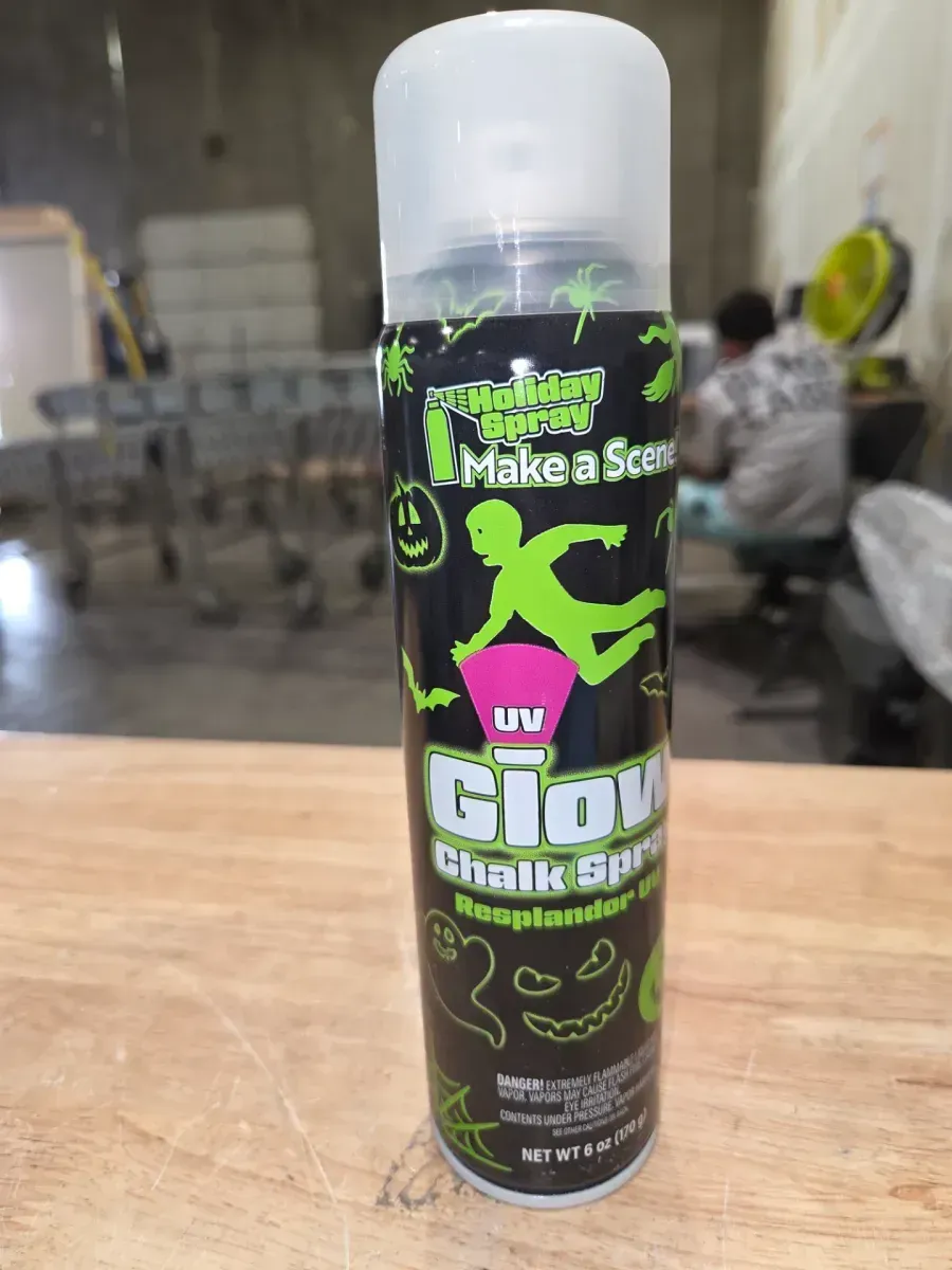 *** pack of 12***Glow-In-The-Dark Chalk Spray Window Decor - image 2