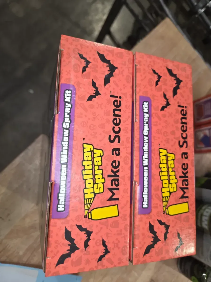 *** PACK OF 2***Halloween Chalk Spray Kit Window Decor - image 5