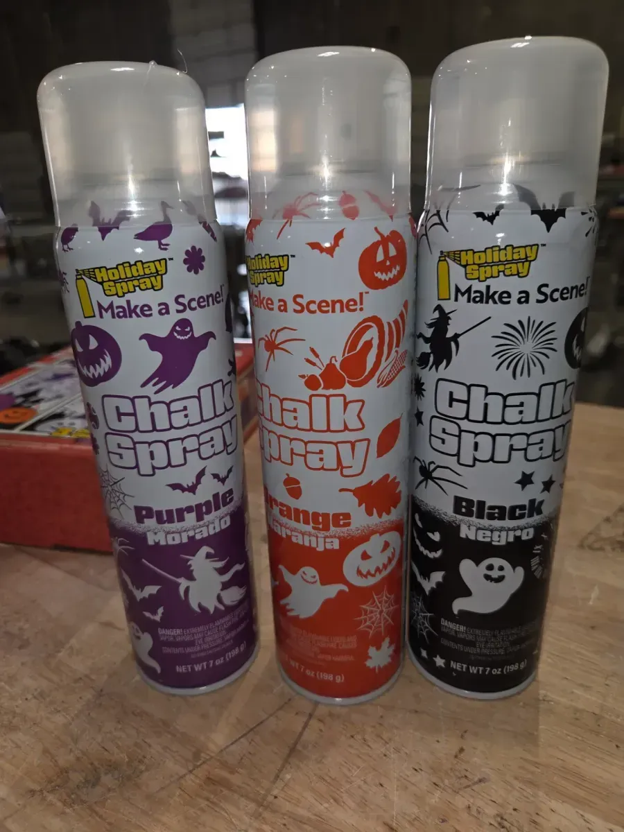 *** PACK OF 2***Halloween Chalk Spray Kit Window Decor - image 2