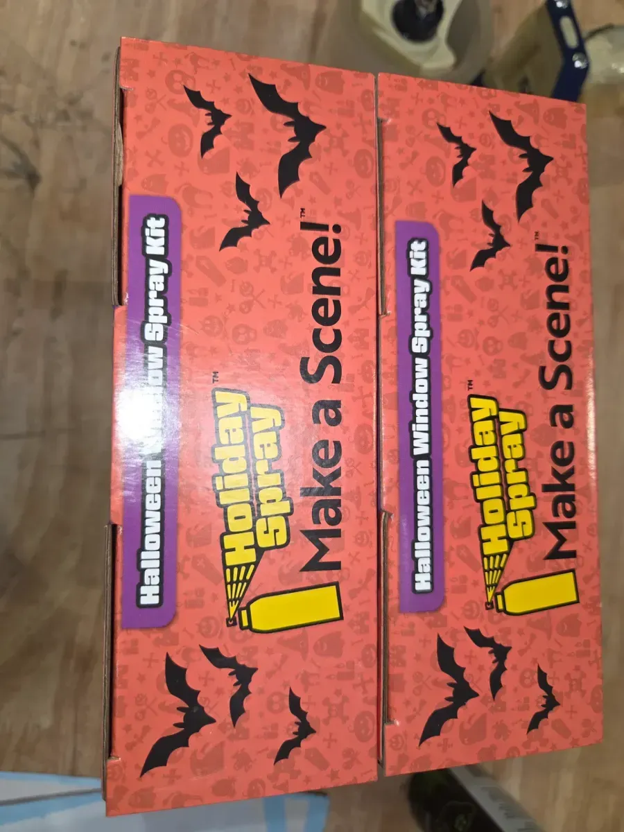 *** PACK OF 2***Halloween Chalk Spray Kit Window Decor - image 5