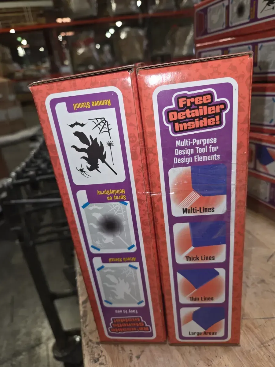 *** PACK OF 2***Halloween Chalk Spray Kit Window Decor - image 5
