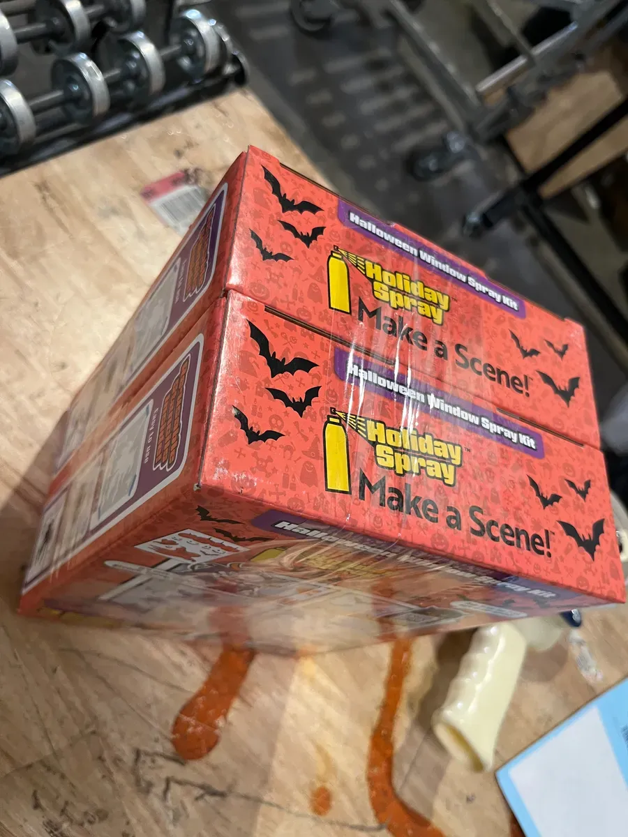 *** PACK OF 2***Halloween Chalk Spray Kit Window Decor - image 3