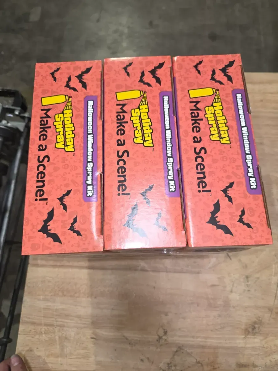 *** PACK OF 2***Halloween Chalk Spray Kit Window Decor - image 4