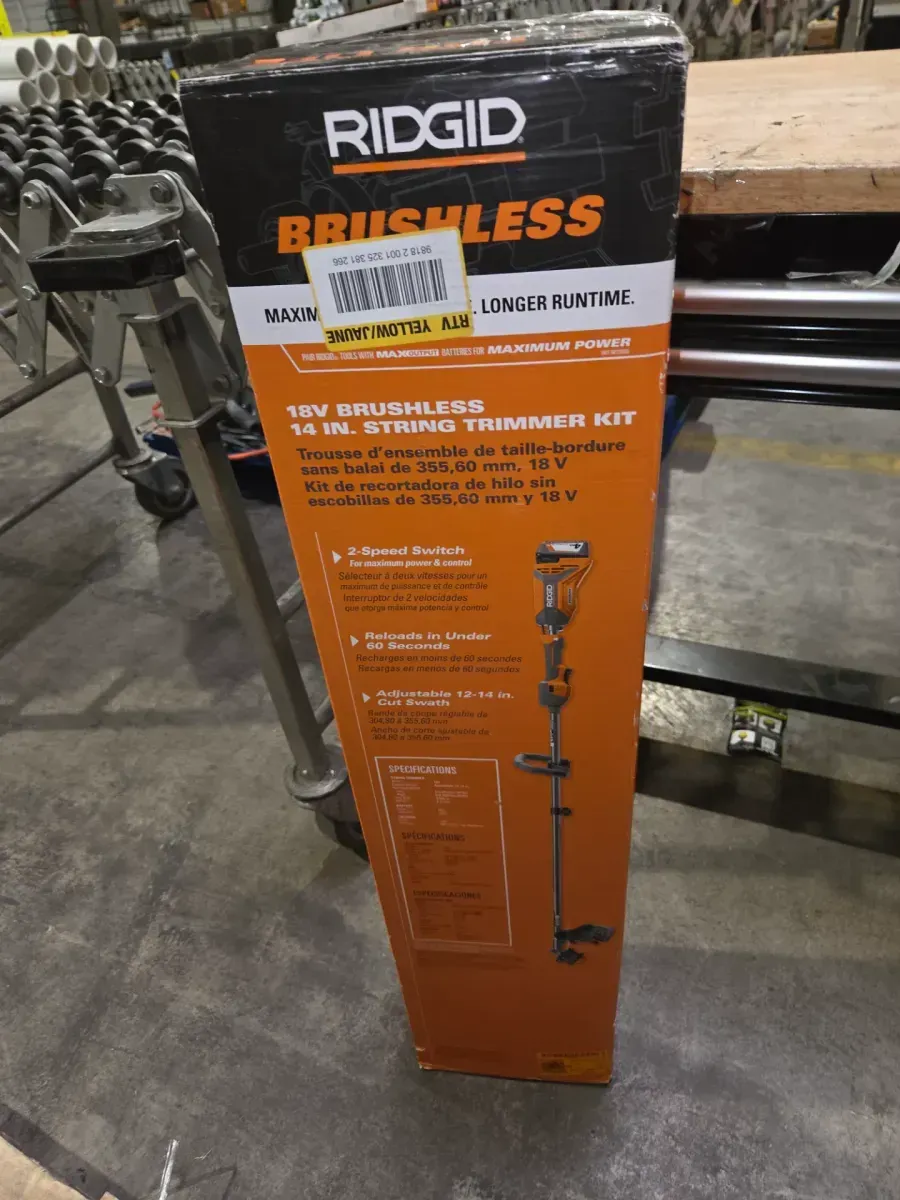 18V Brushless 14 in. Cordless Battery String Trimmer with 4.0 Ah Lithium-Ion Battery - image 6