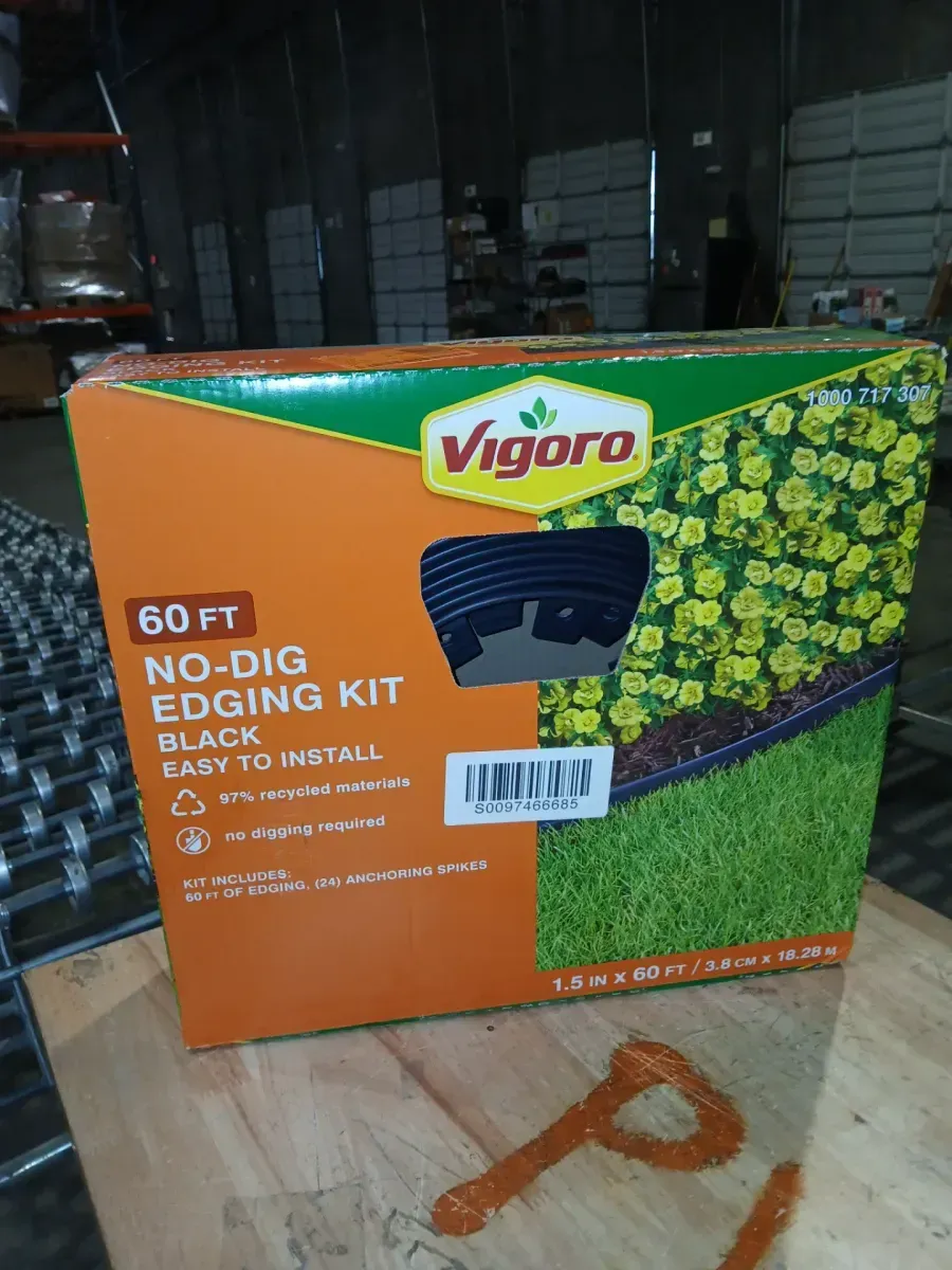 60 ft. No-Dig Plastic Landscape Edging Kit - image 5
