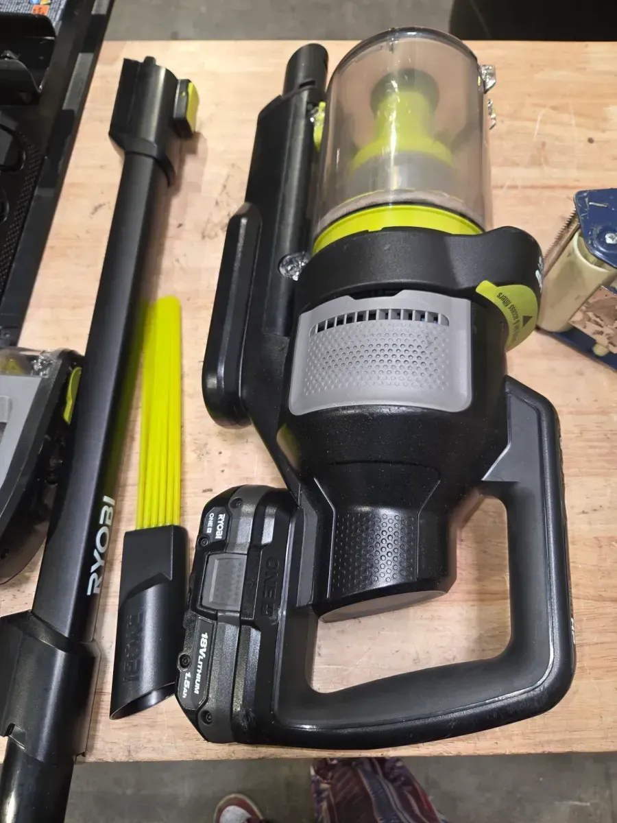 ***It is missing the charger.***ONE+ HP 18V Brushless Cordless Advanced WHISPER Series Stick Vacuum Kit with Hand Vacuum, 4.0 Ah Battery, and Charger - image 5