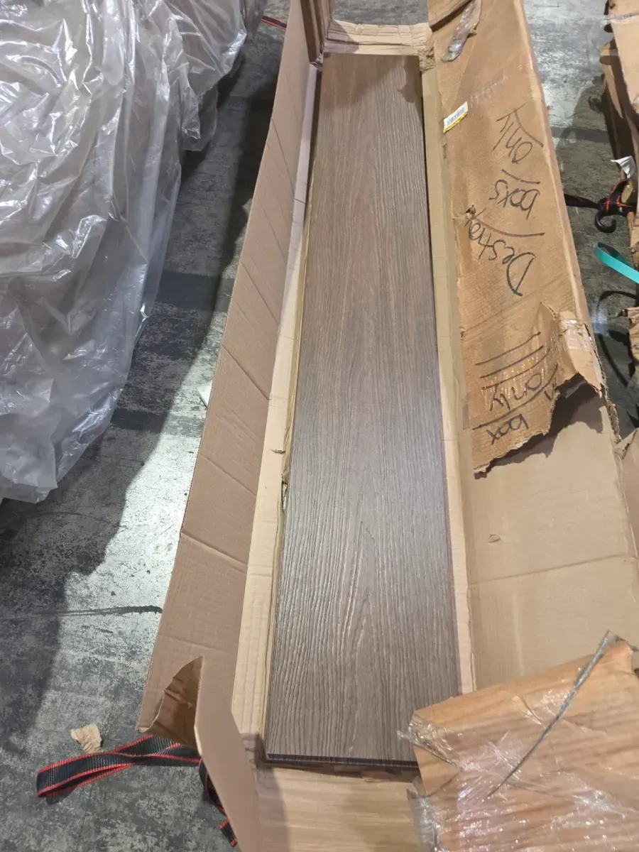 *** pack of 3 ***Fascia 0.6 in. x 11.22 in. x 6 ft. Rustic and Wood Grain Brazilian Ipe Composite Decking Board - image 2