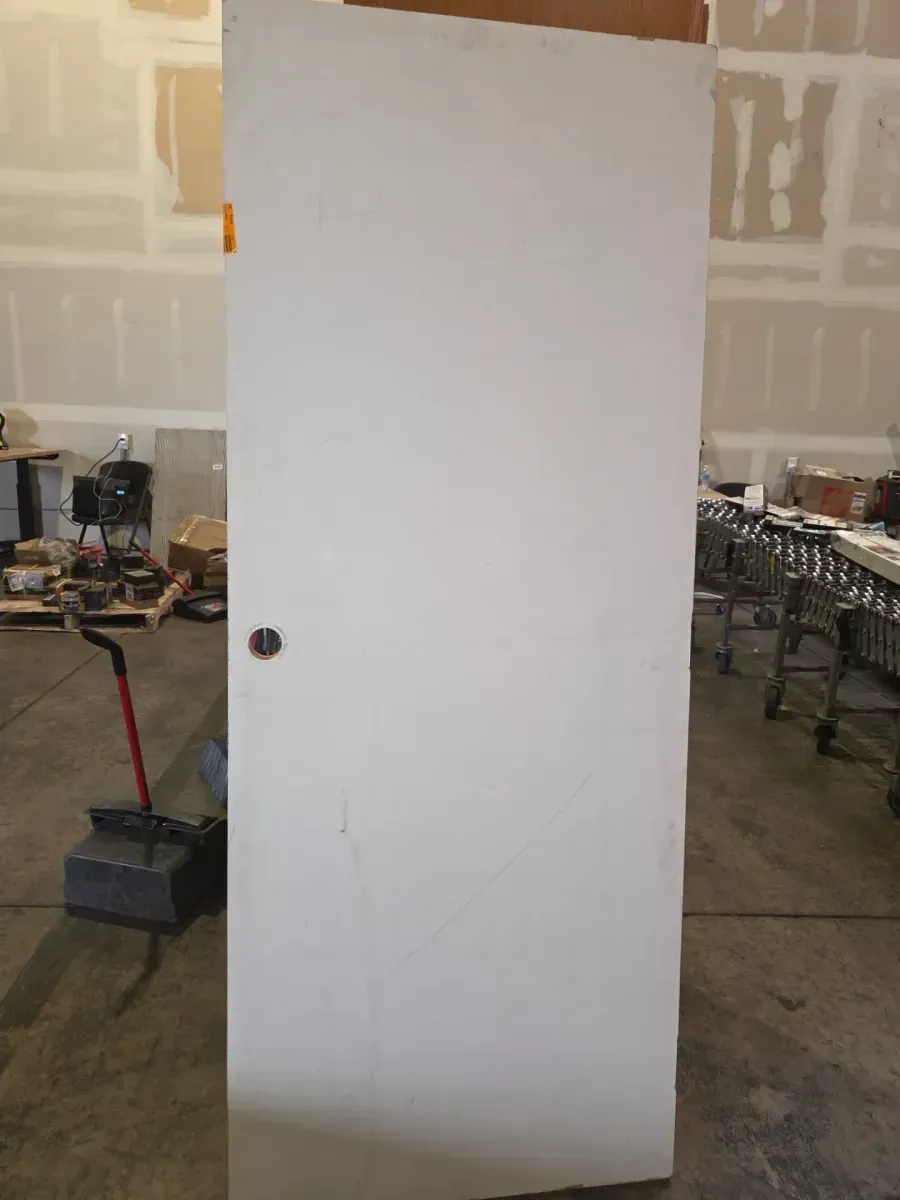 Fire-Rated Flush Panel 32 in. x 80 in. Right-Hand/Inswing White Composite Interior Commercial Door Slab - image 2