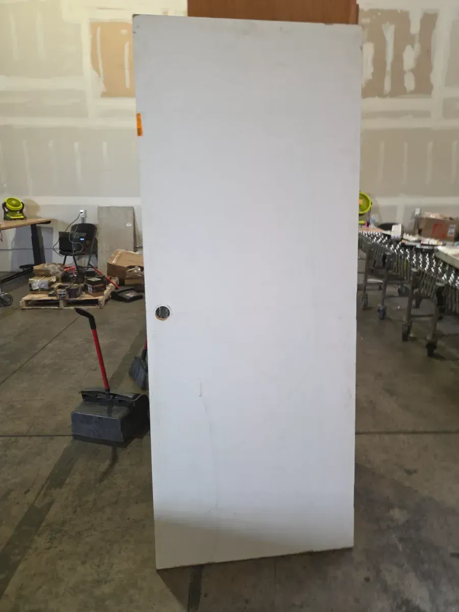 Fire-Rated Flush Panel 32 in. x 80 in. Right-Hand/Inswing White Composite Interior Commercial Door Slab - image 3