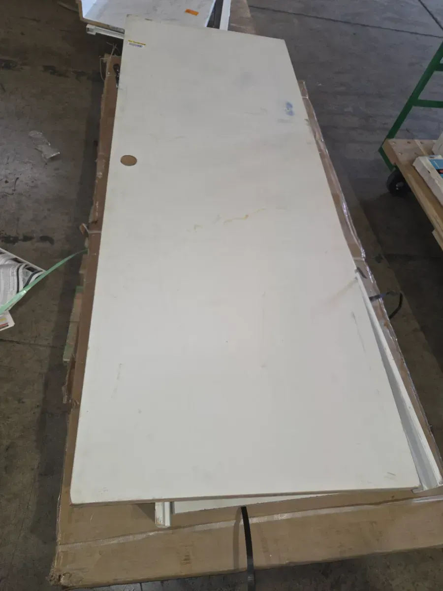 Fire-Rated Flush Panel 30 in. x 80 in. Right-Hand/Inswing White Composite Interior Commercial Door Slab - image 2