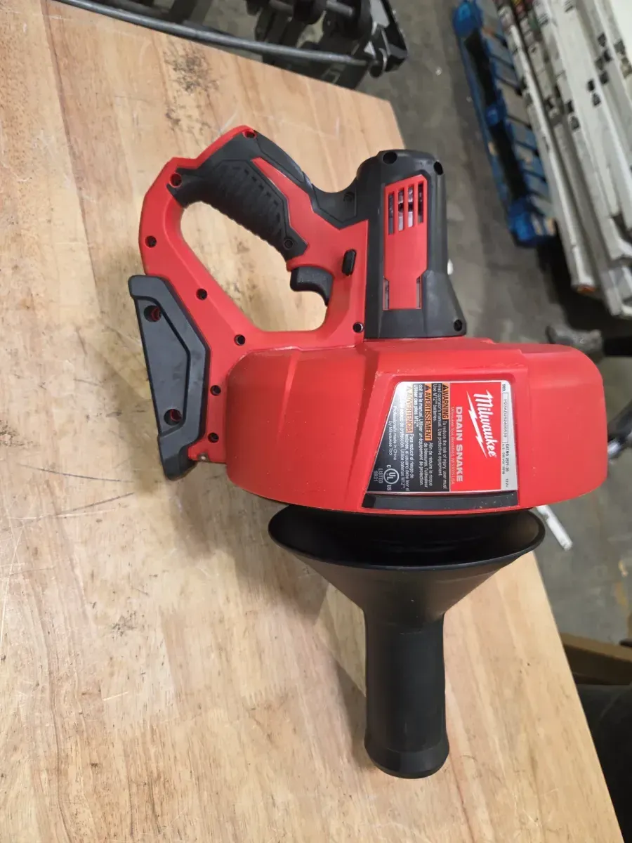 M12 12V Lithium-Ion Cordless Auger Snake Drain Cleaning Kit W/1/4 IN. X 25 FT. Inner Core Drop Head - image 4