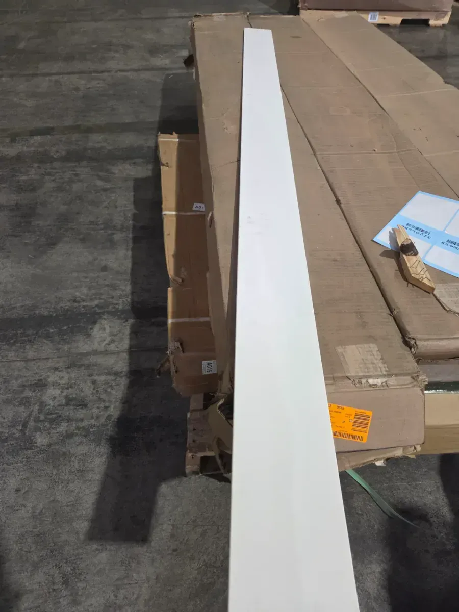 *** pack of 16 ***Craftsman 1/2 in. x 5-1/2 in. x 96 in. Primed MDF Baseboard Moulding - image 4