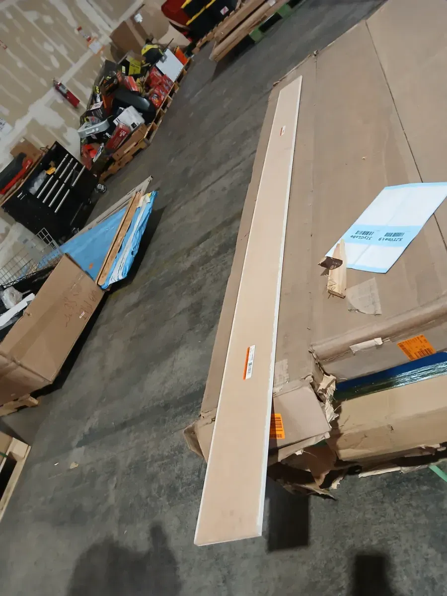  1/2 in. x 5-1/2 in. x 96 in. Primed MDF Baseboard Moulding (16 Pack)  - image 4