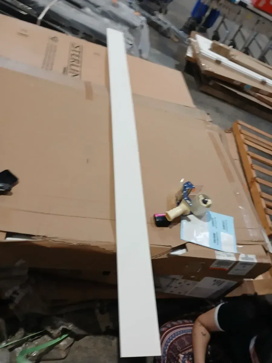  1/2 in. x 5-1/2 in. x 96 in. Primed MDF Baseboard Moulding (16 Pack)  - image 3