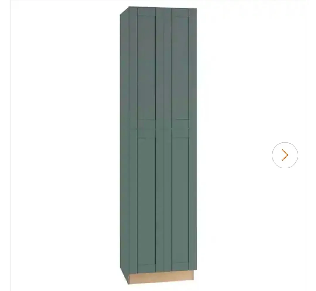 Washington 24 in. W x 24 in. D x 90 in. H Plywood Assembled Pantry in Verdant Green with 4-Shelves Pantry Cabinet - image 1