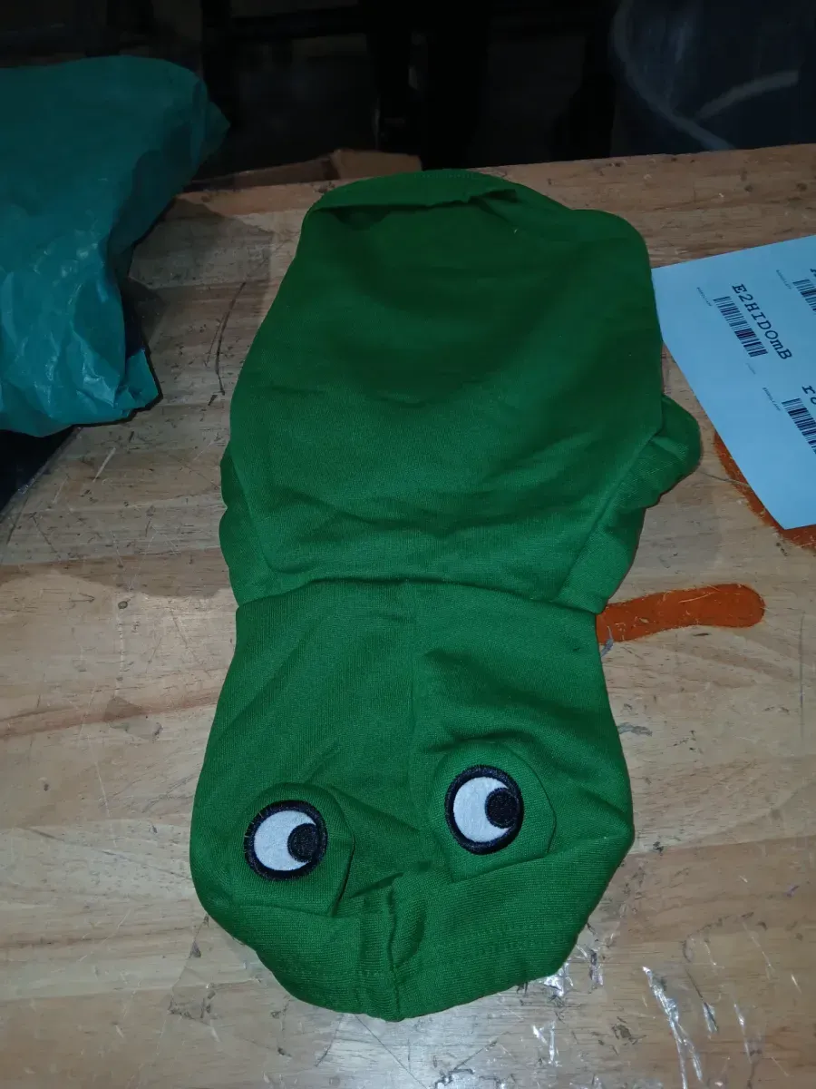 Pet Frog Costume Halloween Costume for Small Medium Dogs, Dog Frog Costume Green Frog Dog Hoodie Dog Sweater Coat, Cats Puppy Dog Cosplay Costume for Halloween Christmas Birthday Party Photo Props - image 3