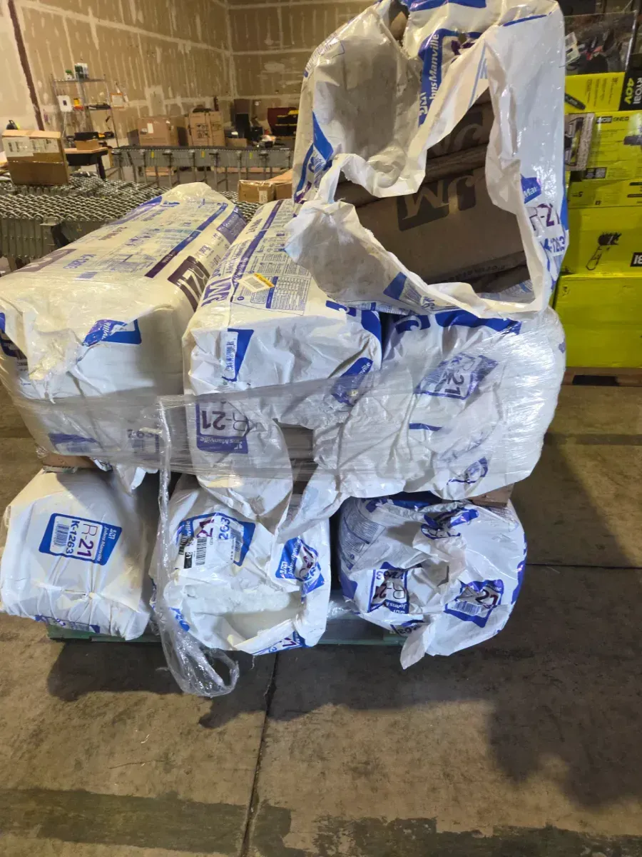 **pack of 7**R-21 Faced Fiberglass Insulation Batt 15 in. x 93 in. (1 Bag) - image 5
