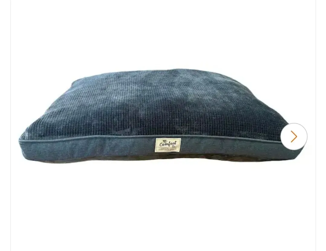 *** pack of 2 *** 40 in. x 30 in. Blue Jacquard Flannel Gusset Bed - image 1