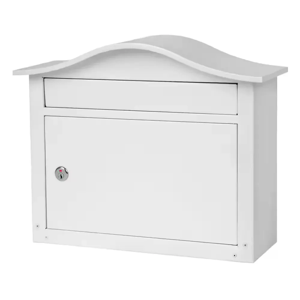 Saratoga Black , Medium, Steel, Locking Wall Mount Mailbox - image 1