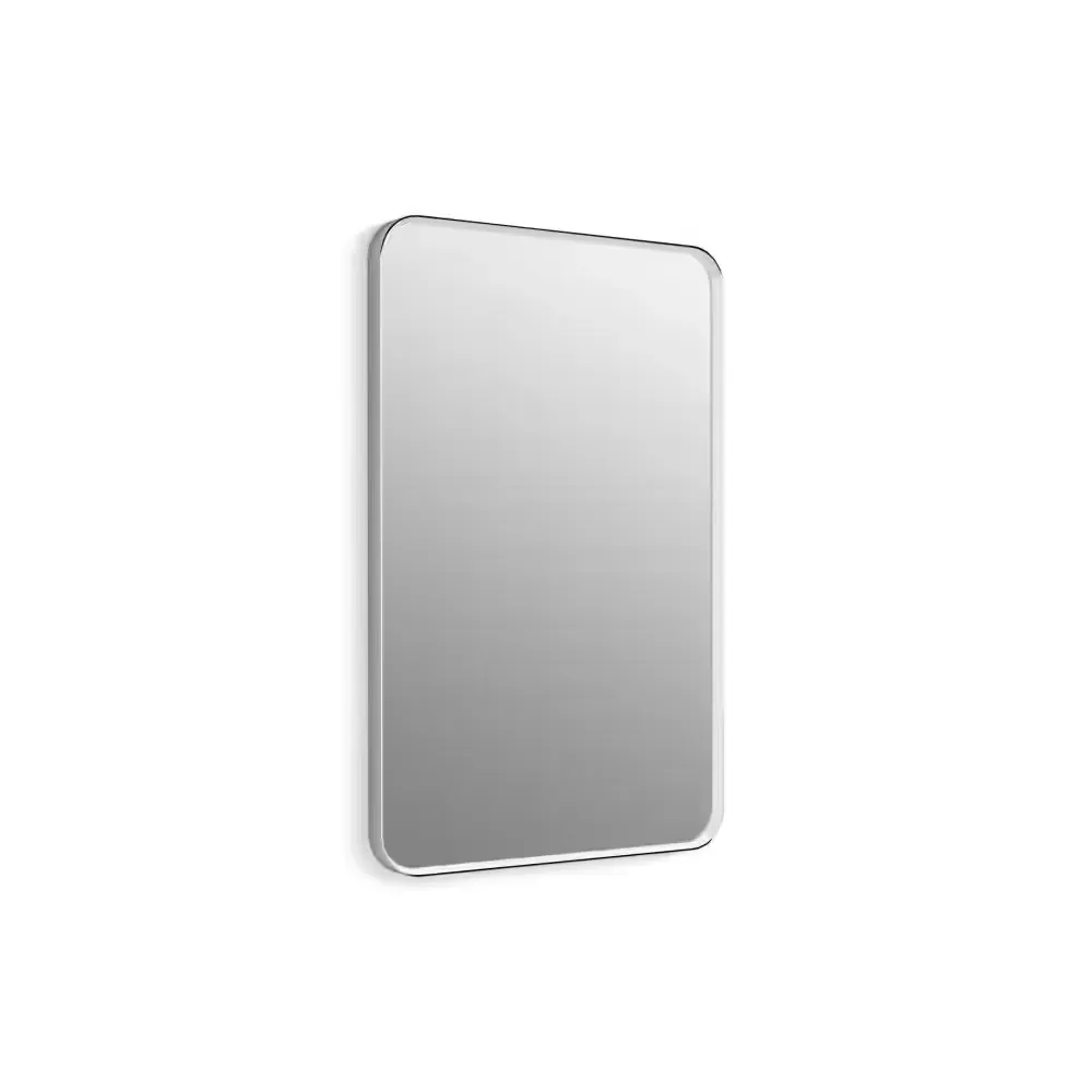 Essential 24 in. W x 36 in. H Rectangular Framed Wall Mount Bathroom Vanity Mirror in Polished Chrome - image 1