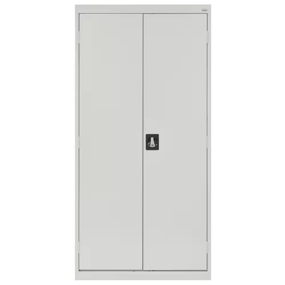 Elite Series 36 in. W x 72 in. H x 18 in. D 22-Gauge 5-Shelf Steel Freestanding Garage Storage Cabinet in Dove Gray - image 1