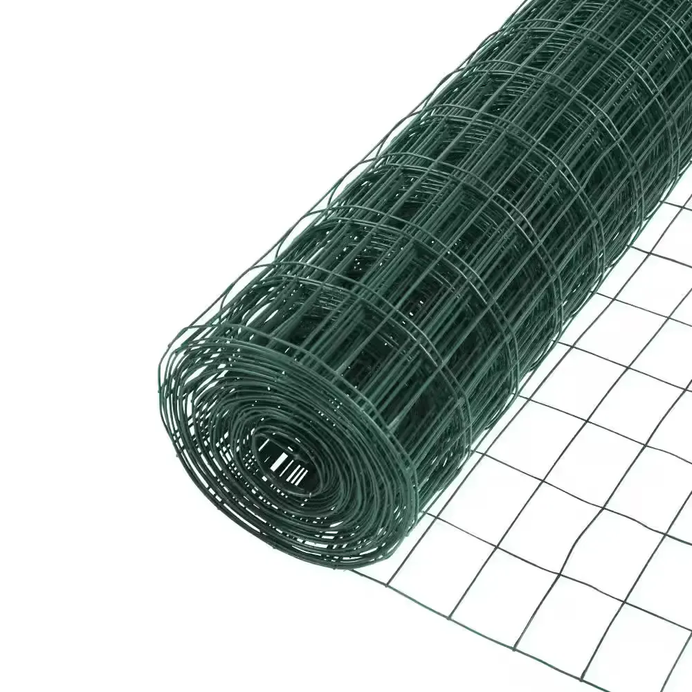4 ft. x 50 ft. Galvanized Steel Green PVC Coated Welded Wire - image 1