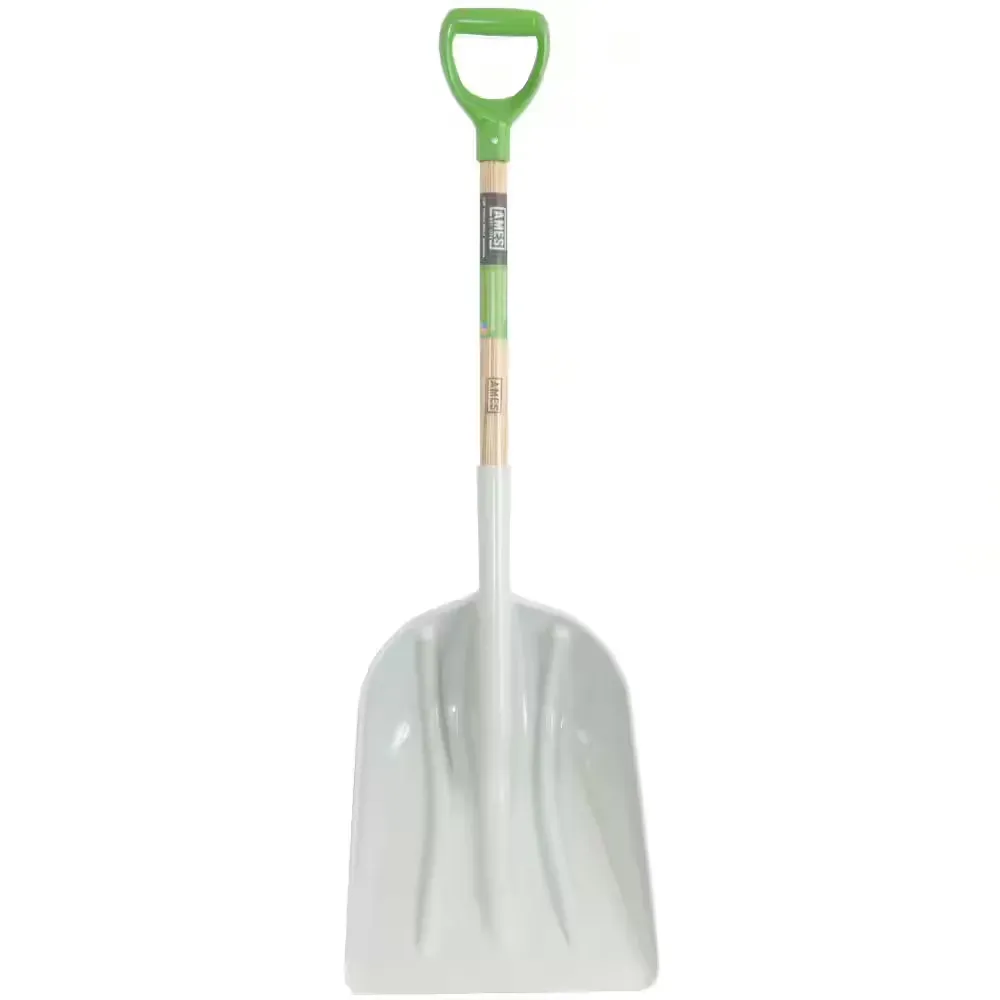 27.5 in. D-Handle Poly Grain Scoop Shovel - image 1