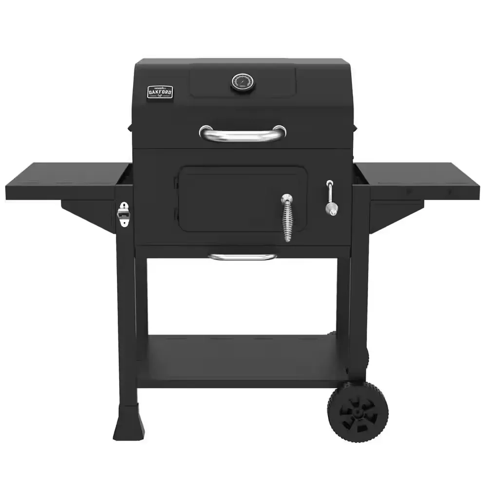 Oakford Homestead 24-Heavy Duty Charcoal Grill in Black - image 1