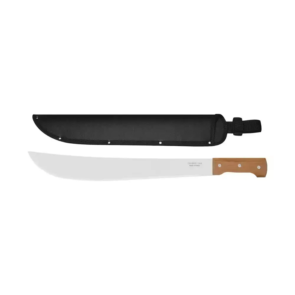 18 in. Machete with Carbon Steel Blade and Wood Handle with Nylon Sheath - image 1