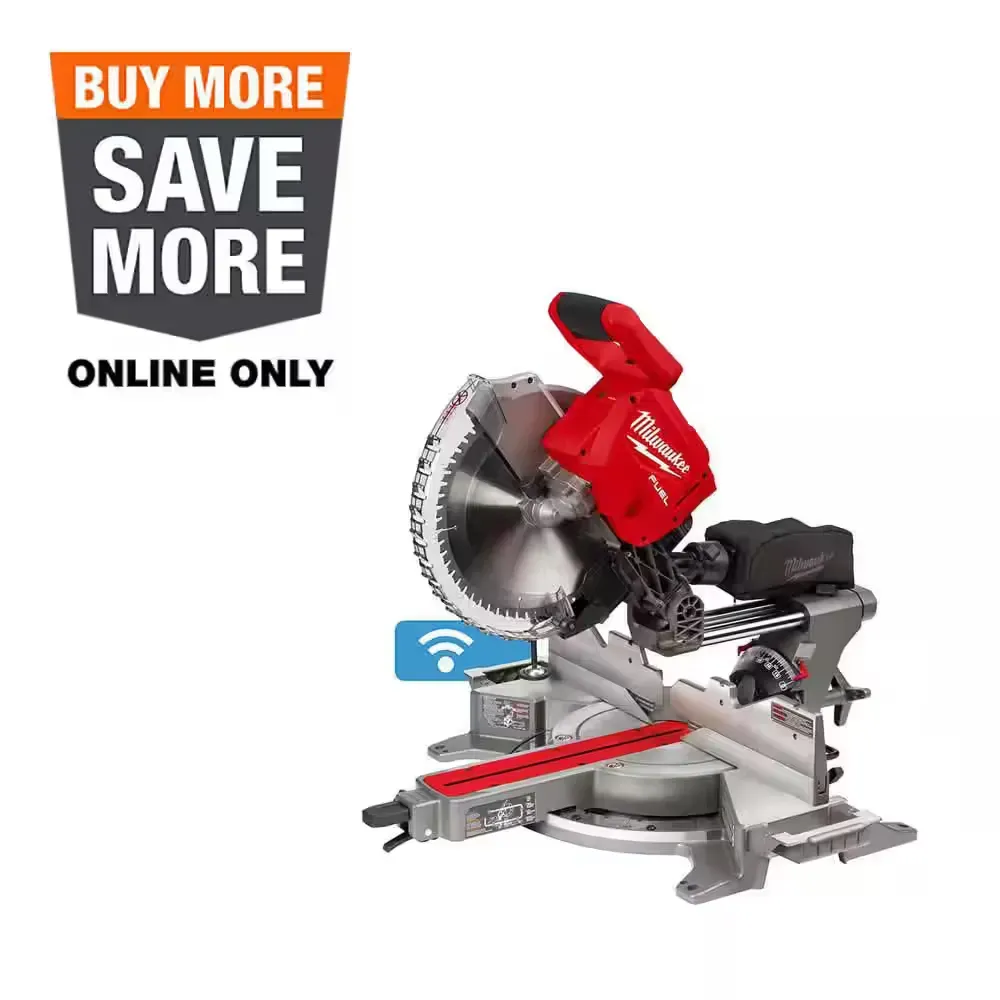 M18 FUEL 18V Lithium-Ion Brushless Cordless 12 in. Dual Bevel Sliding Compound Miter Saw (Tool-Only) - image 1