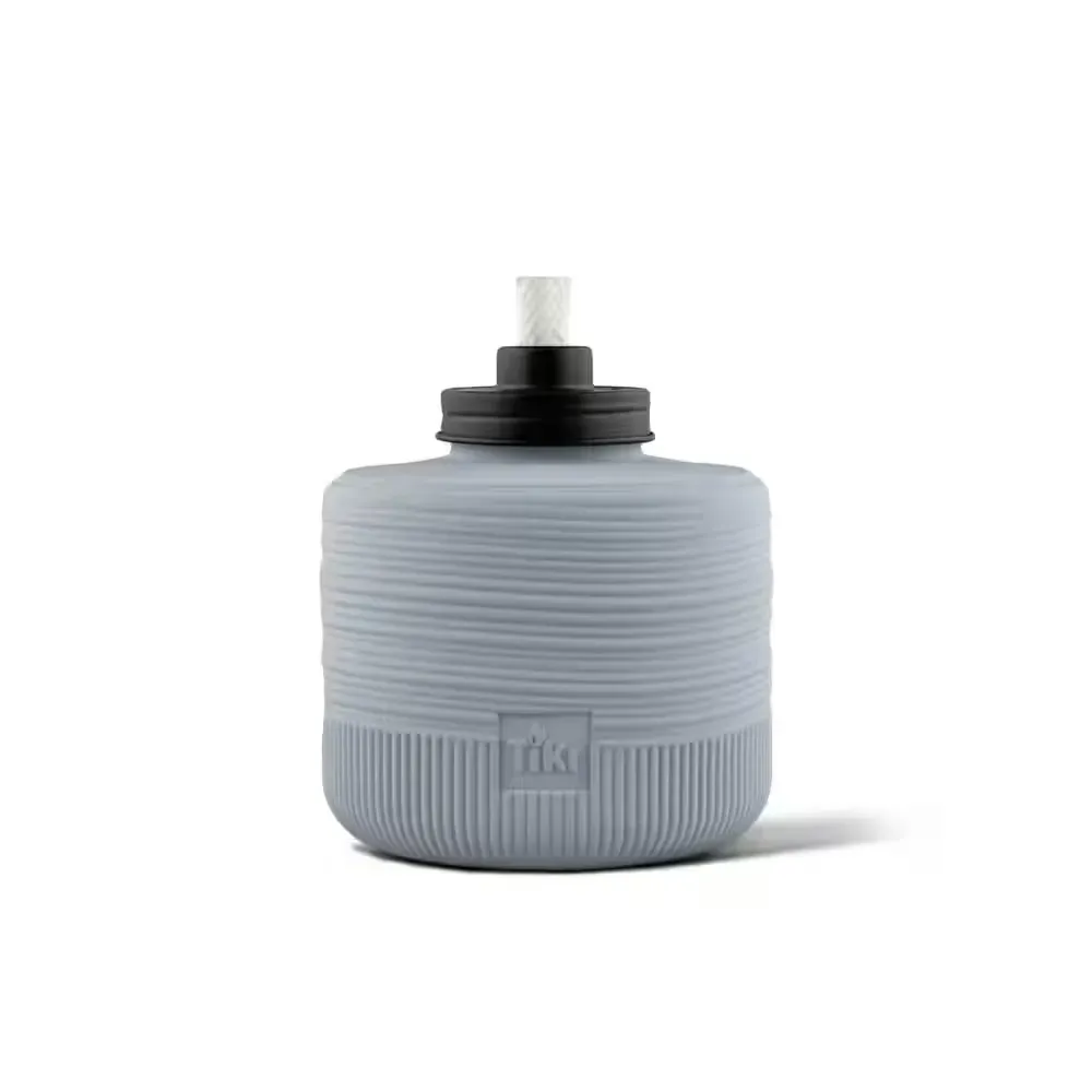 *** sed of 3 pack ***6.6 in. Table Torch Glass Morning Horizon Blue Outdoor - image 1