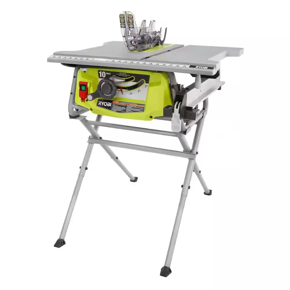 Ryobi 10-Inch Portable Jobsite Table Saw with Folding Stand - image 1