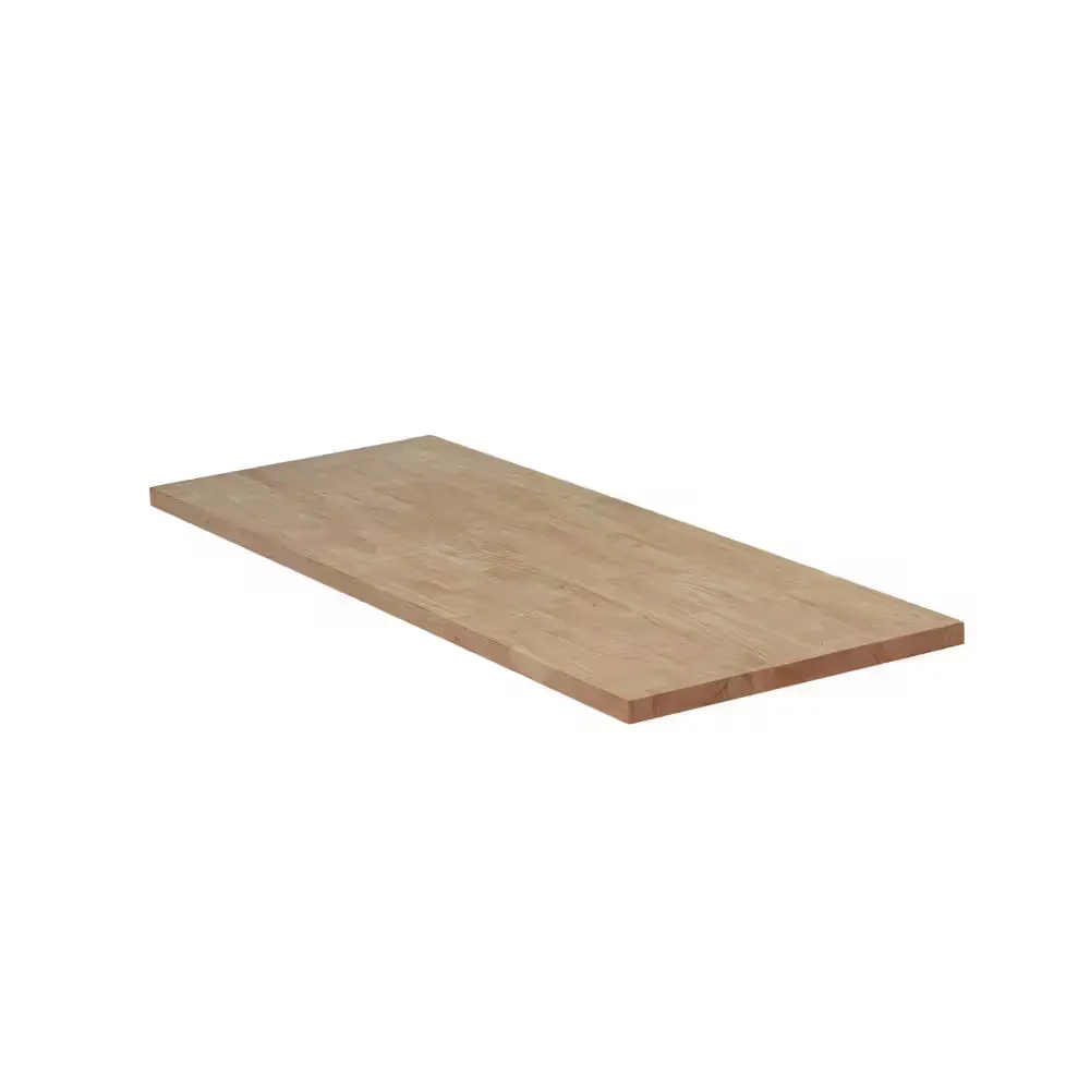 6 ft. L x 25 in. D Unfinished Hevea Solid Wood Butcher Block Countertop with Standard Edge - image 1
