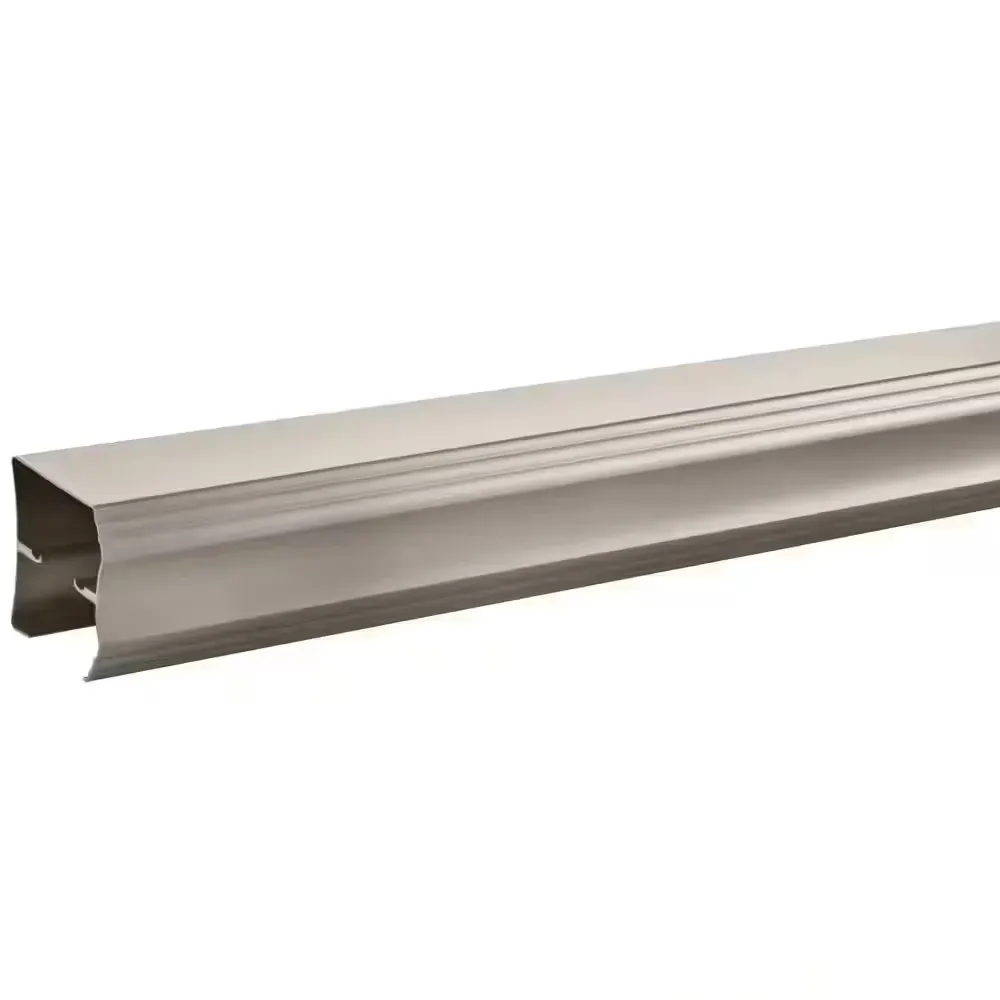 59.4 in. W x 2.1 in. D Frameless Sliding Shower/Tub Hardware Assembly Kit in Nickel - image 1