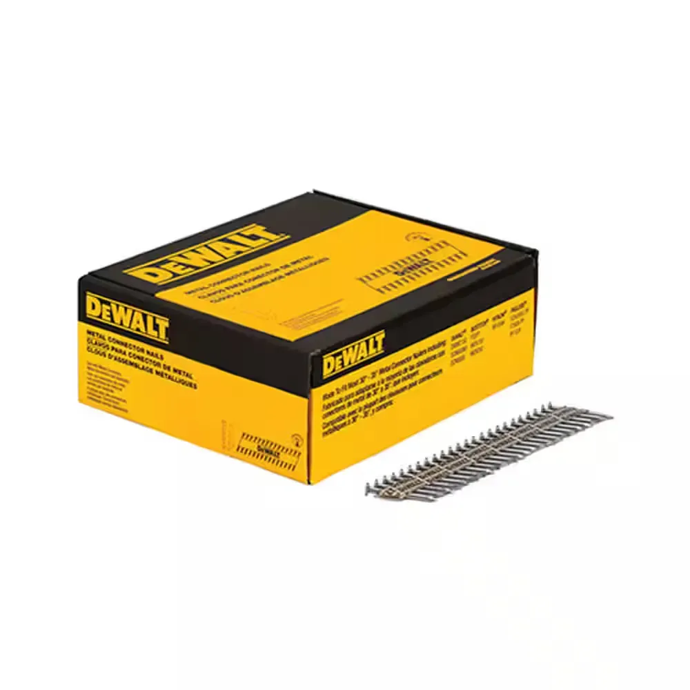 1-1/2 in. x 0.131 in. Galvanized Metal Connecting Nails 2000 per Box - image 1