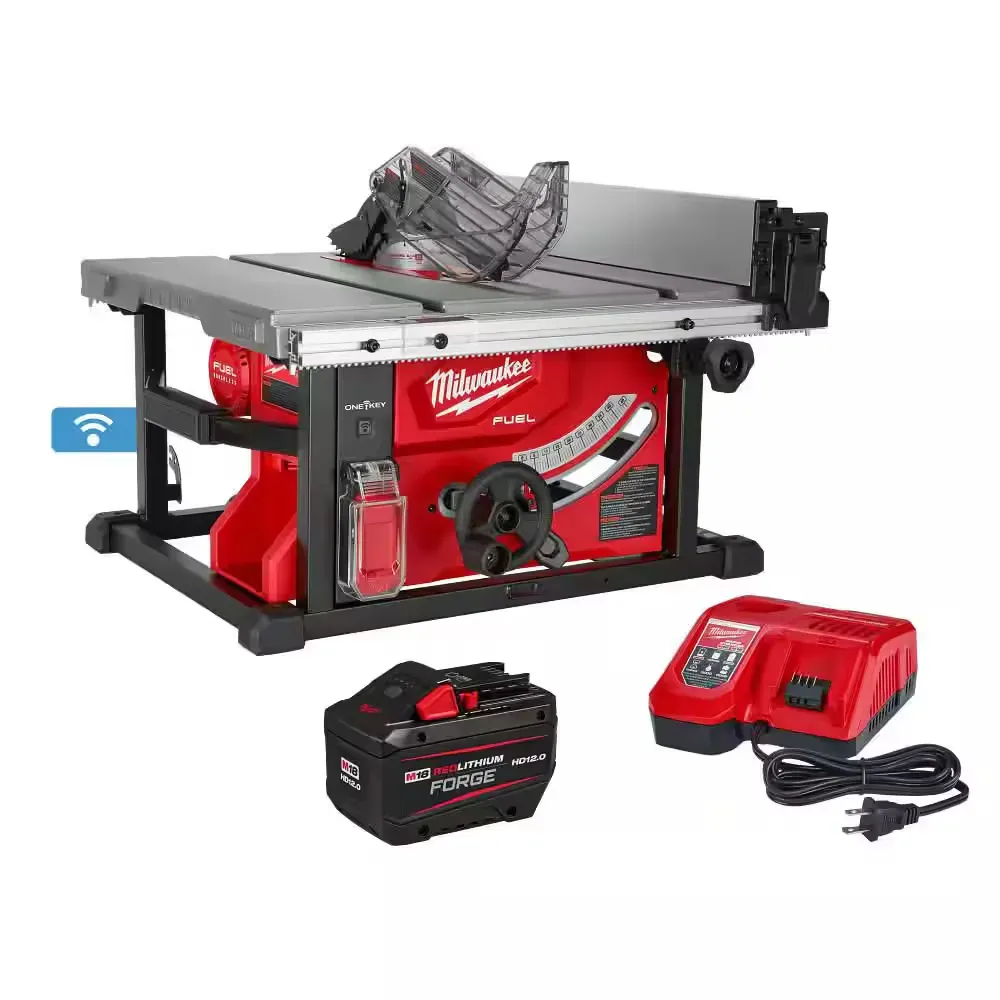 ***It is missing the accessories*** M18 FUEL ONE-KEY 18- volt Lithium-Ion Brushless Cordless 8-1/4 in. Table Saw Kit W/(1) & Rapid Charger - image 1