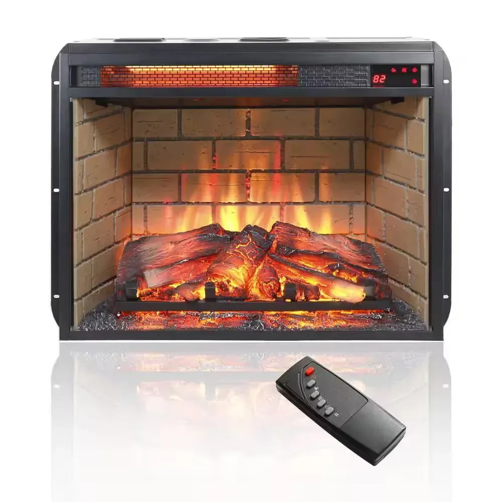 23 in. Ventless Electric Fireplace Insert with Timer - image 1