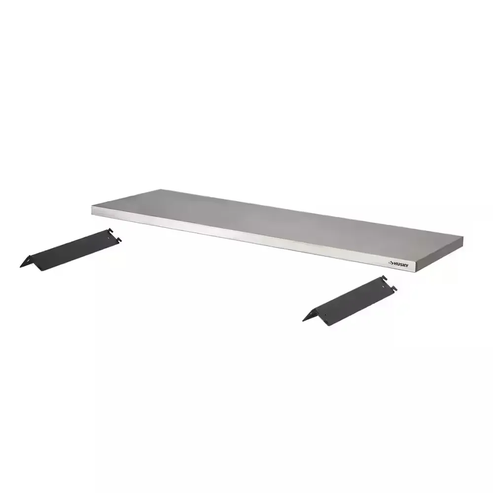 48 in. W x 18 in. D Stainless Steel Workbench Top for Regular Duty Welded Steel Garage Storage System - image 1