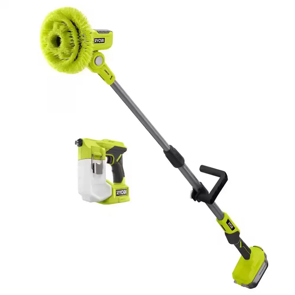 ***Non-functional***ONE+ 18V Cordless Telescoping Power Scrubber with Cordless Handheld Sprayer (Tools Only) - image 1