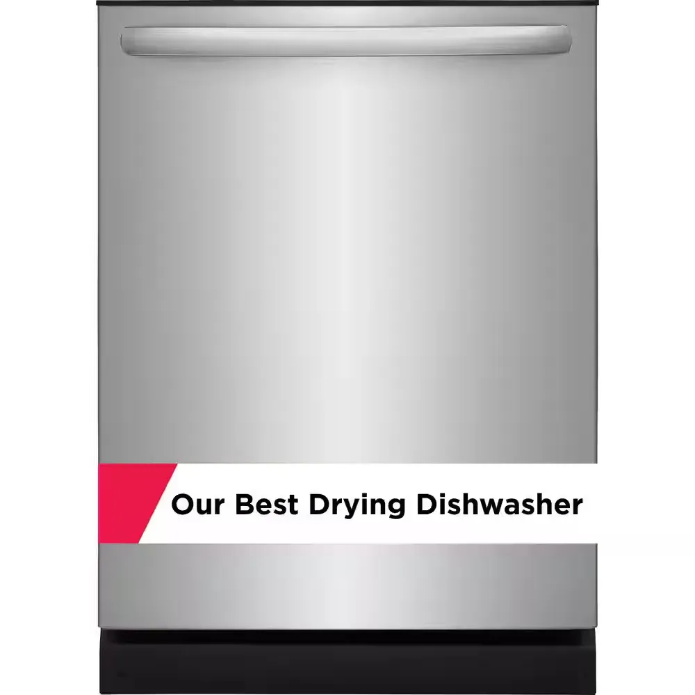 24 in Top Control Built in-Tall Tub 52 dBA Dishwasher with Plastic Tub in Stainless Steel with 4-cycles - image 1