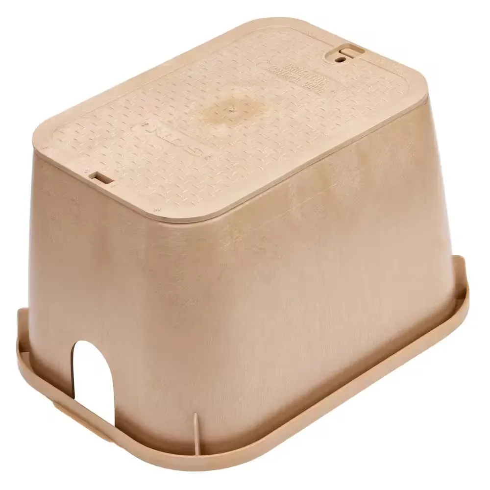 14 in. X 19 in. Rectangular Standard Series Valve Box and Cover, Sand Box, Sand ICV Cover - image 1