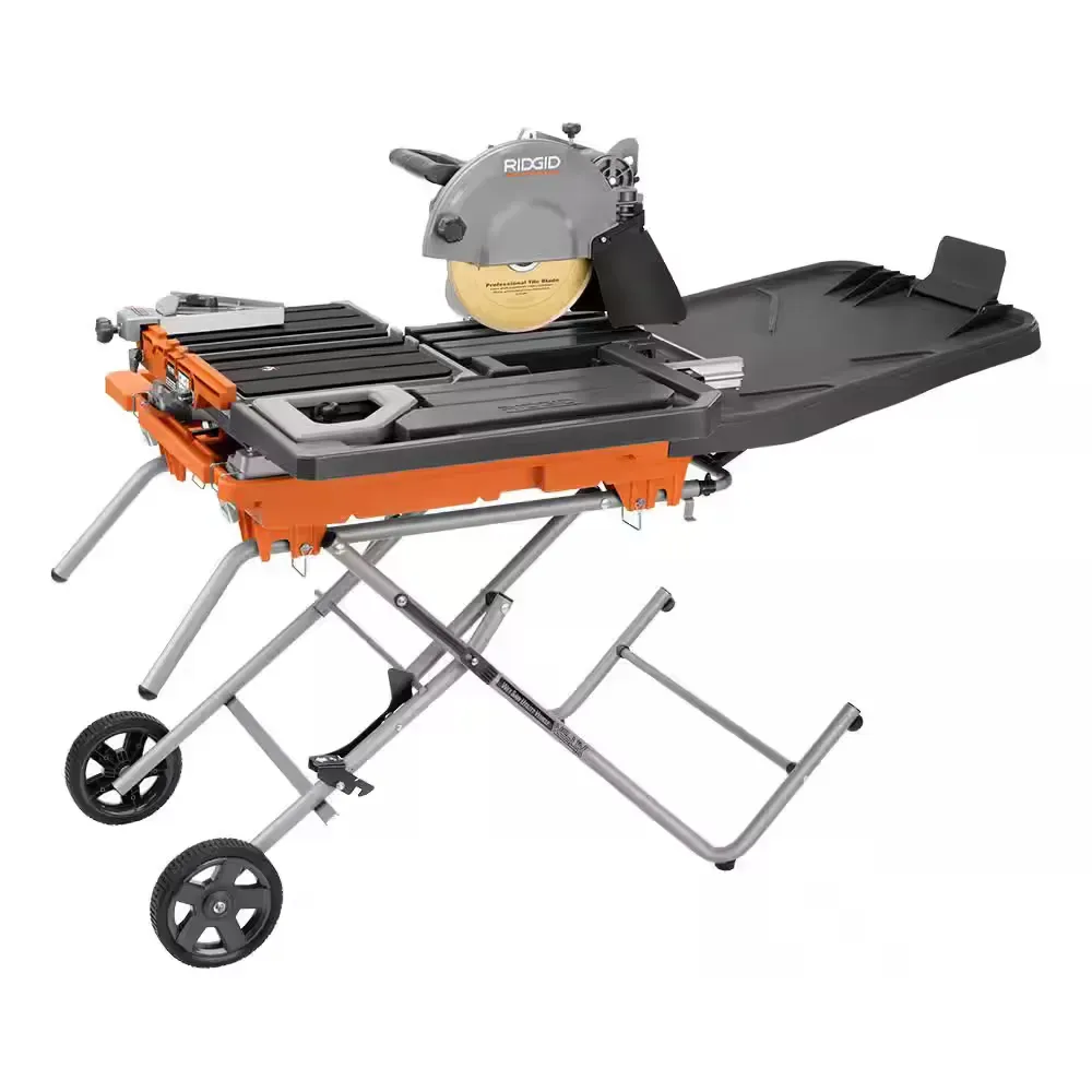15 Amp 10 in. Wet Tile Saw with Portable Stand - image 1