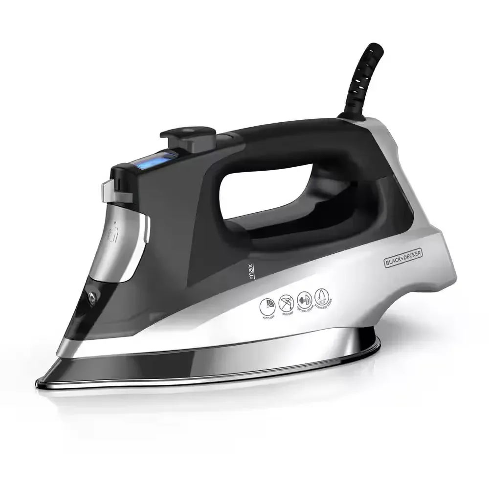 Allure Pro Black Steam Iron with Comfort Grip - image 1