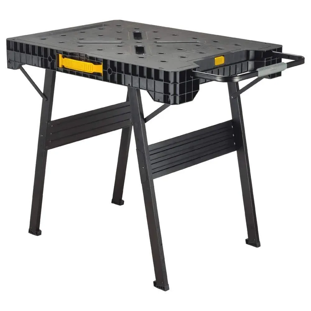 DEWALT 33 in. H Plastic Folding Portable Sawhorse Workbench - image 1