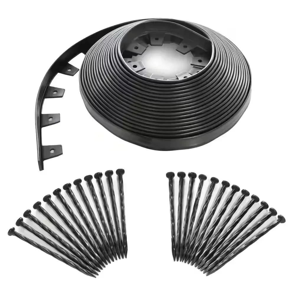 60 ft. No-Dig Plastic Landscape Edging Kit - image 1