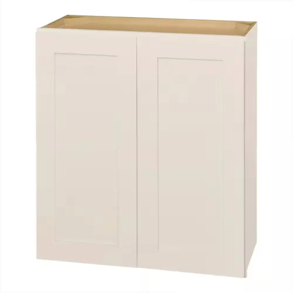 Avondale 27 in. W x 12 in. D x 30 in. H Ready to Assemble Plywood Shaker Wall Kitchen Cabinet in Antique White - image 1