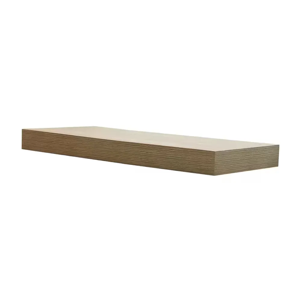 ***pack of 3**23.6 in. W x 10.2 in. D x 2 in H Driftwood Gray Oak Floating Shelf - image 1