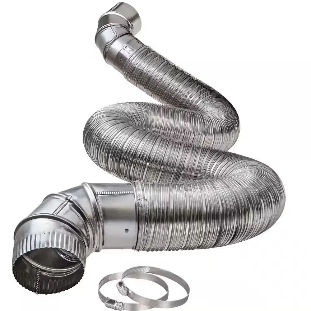 8 ft. Complete Airtight Semi-Rigid Dryer Vent Hook Up Kit for 4 in. Duct - image 1